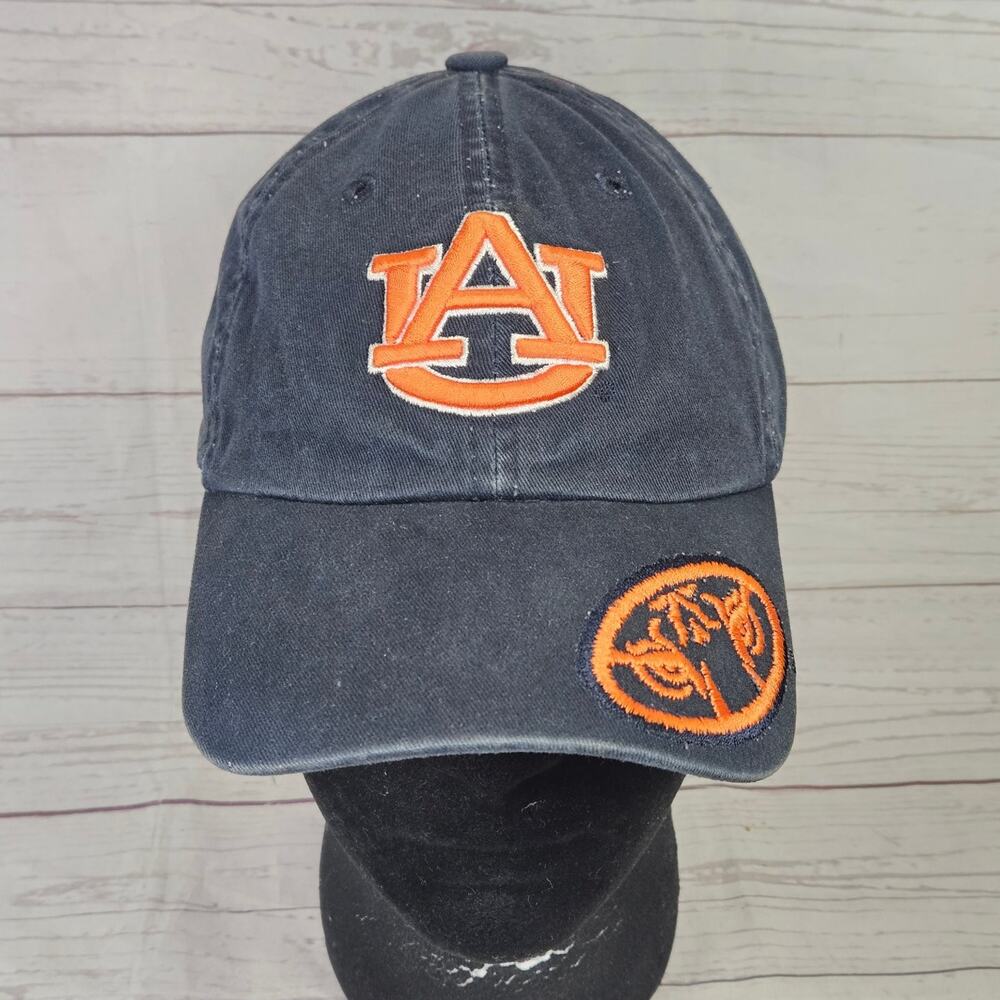 Auburn Tigers Dad Hat T.E.I. AU Logo Baseball Cap Adjustable Navy Blue Men's